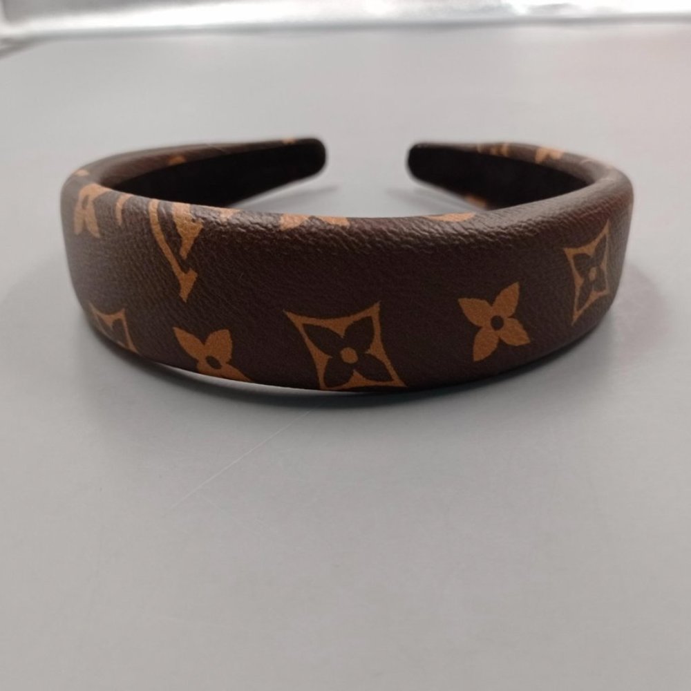 New headband brown flower or black or white headband